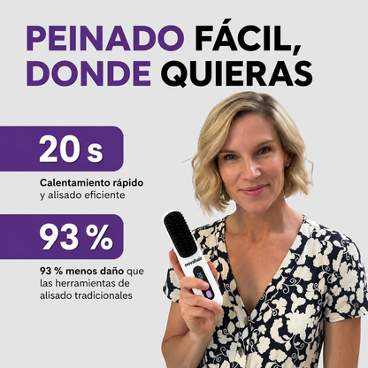 Cabello liso y peinado en menos de 5 minutos